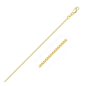 10k Yellow Gold Classic Box Chain 1.0mm-rx45679-16