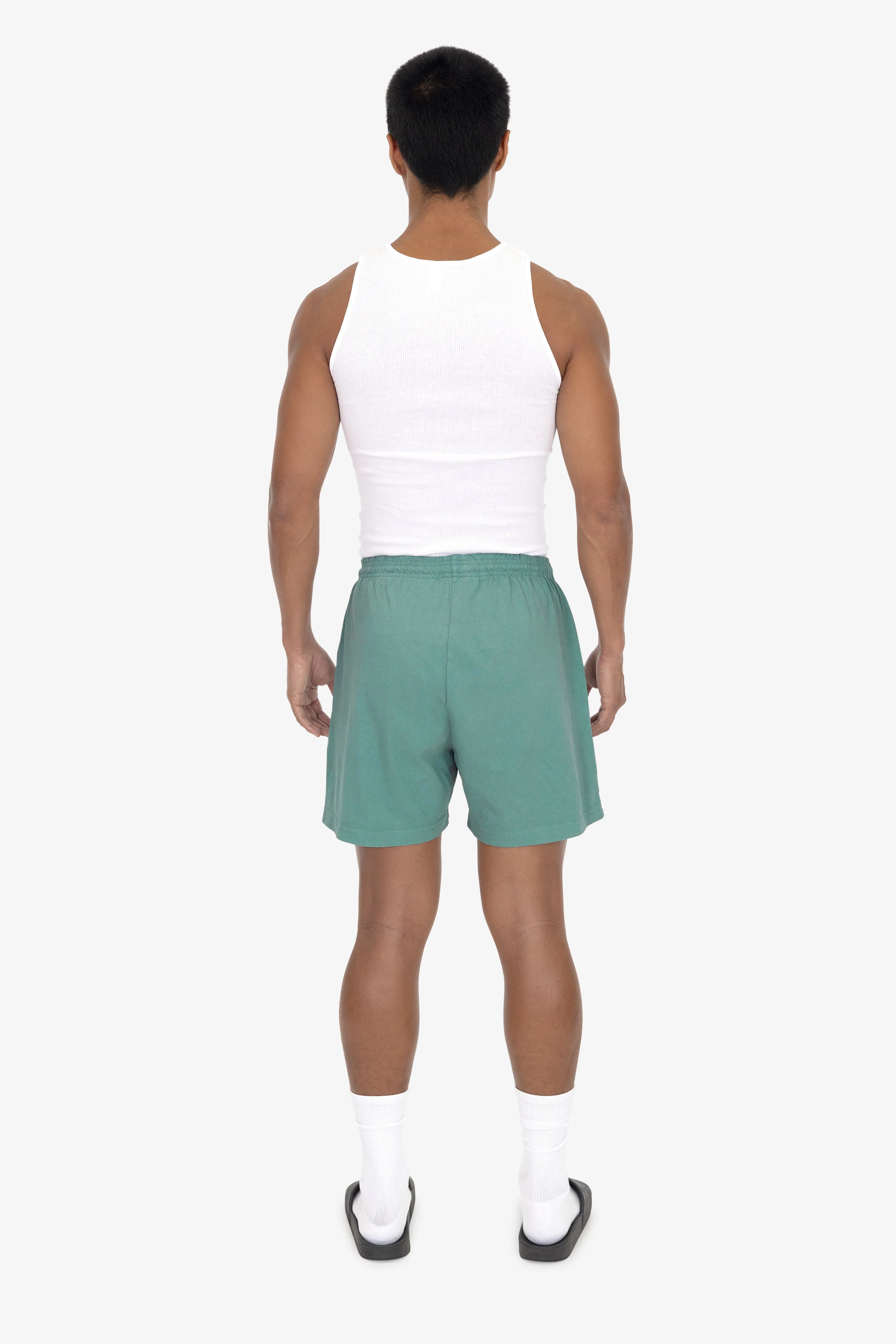 1242GD - Heavy Jersey Garment Dye Gym Shorts