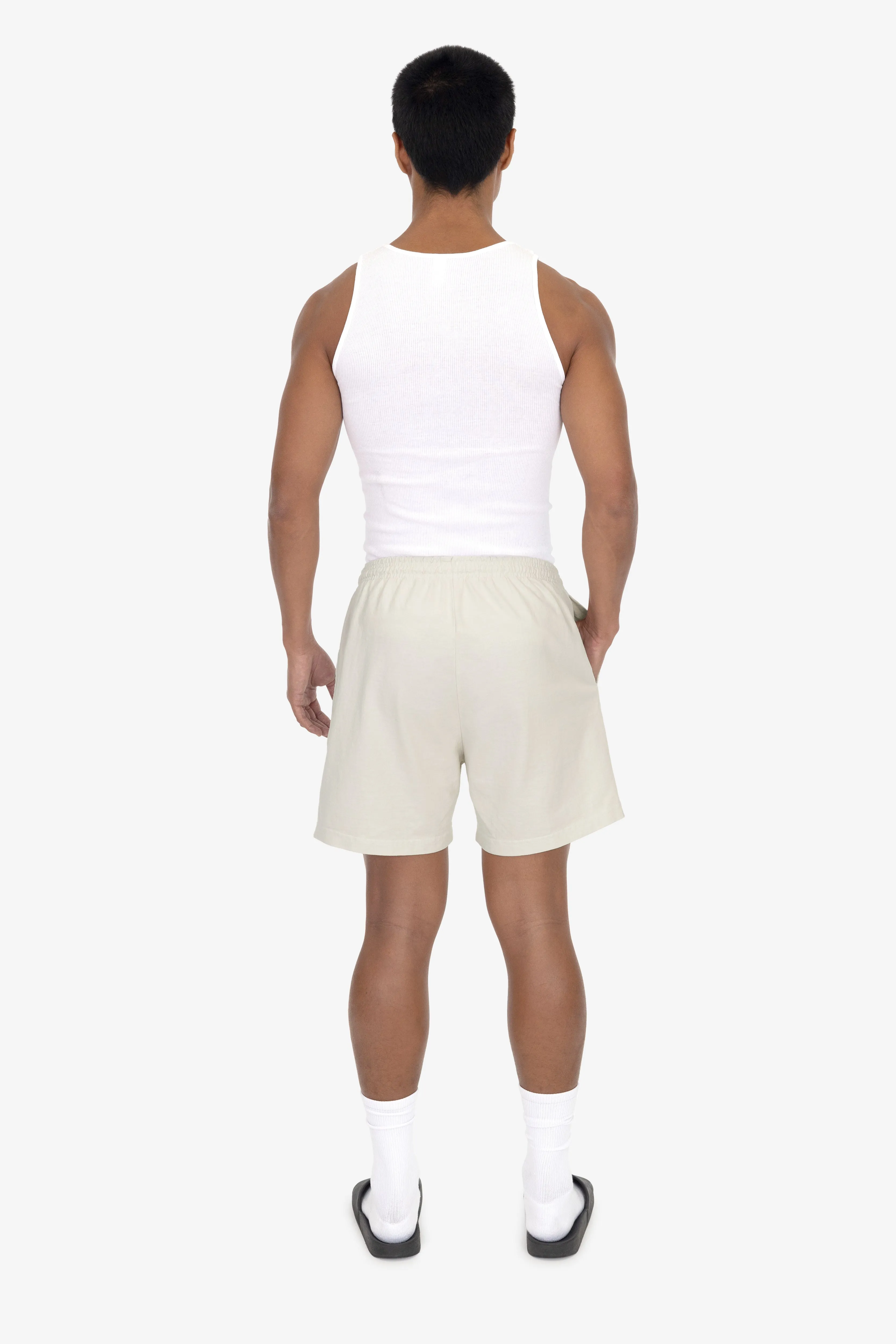 1242GD - Heavy Jersey Garment Dye Gym Shorts