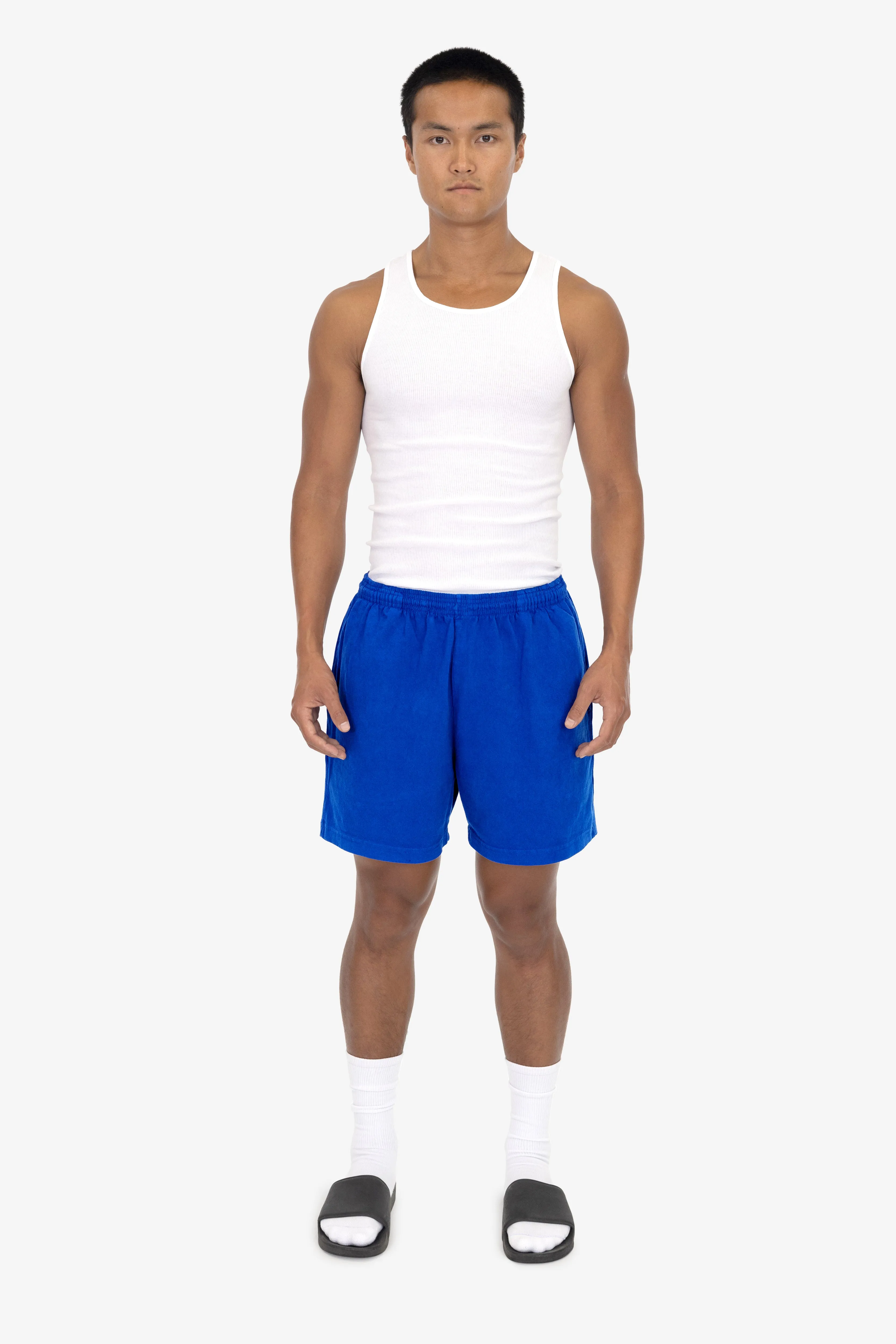 1242GD - Heavy Jersey Garment Dye Gym Shorts