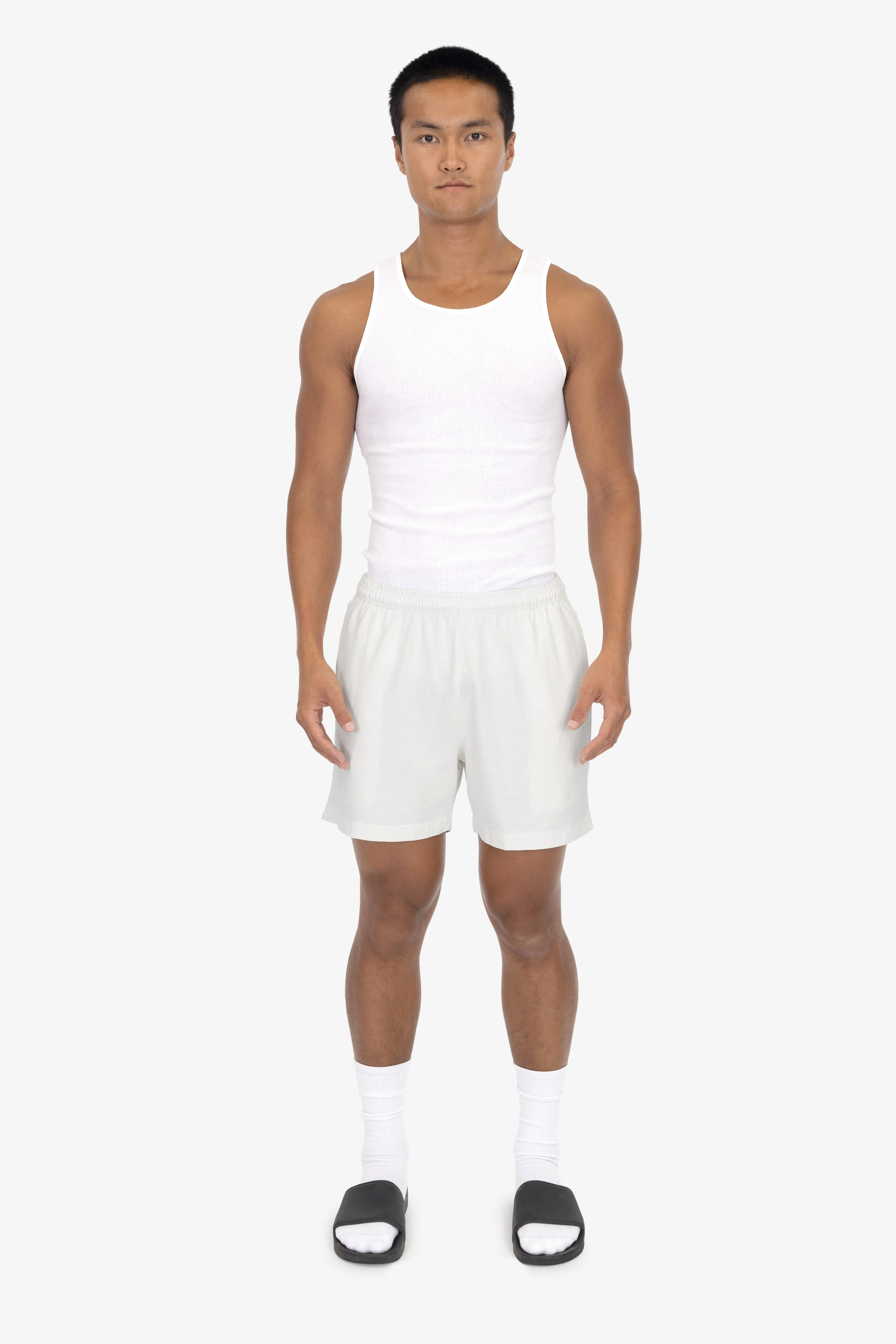 1242GD - Heavy Jersey Garment Dye Gym Shorts