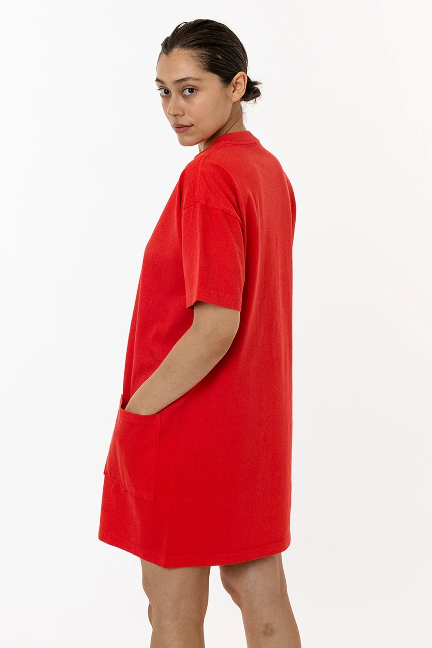 1431GD - Garment Dye Oversized T-shirt Dress