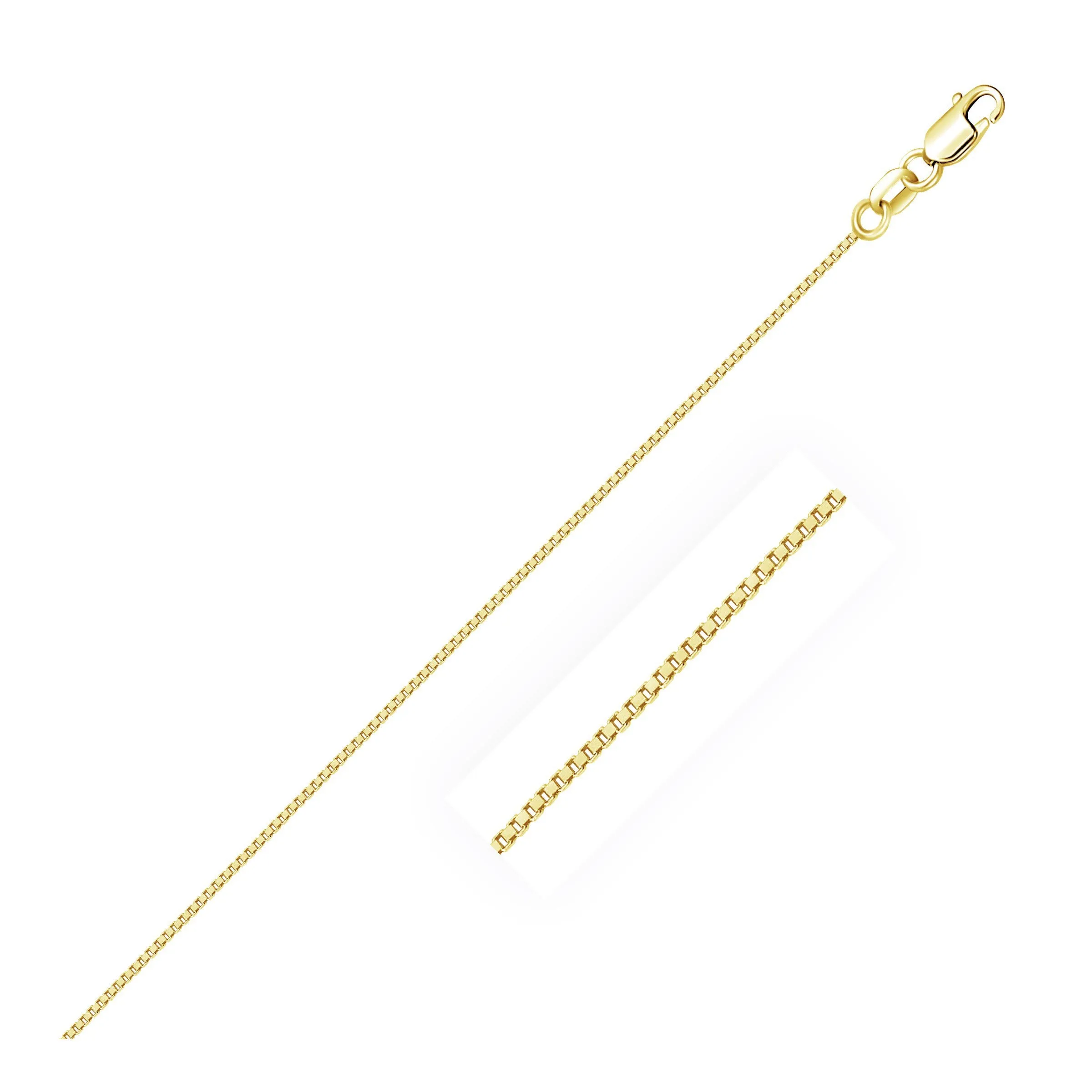 14k Yellow Gold Classic Box Chain 0.6mm-rx27999-20