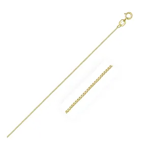 14k Yellow Gold Classic Box Chain 0.6mm-rx60170-18