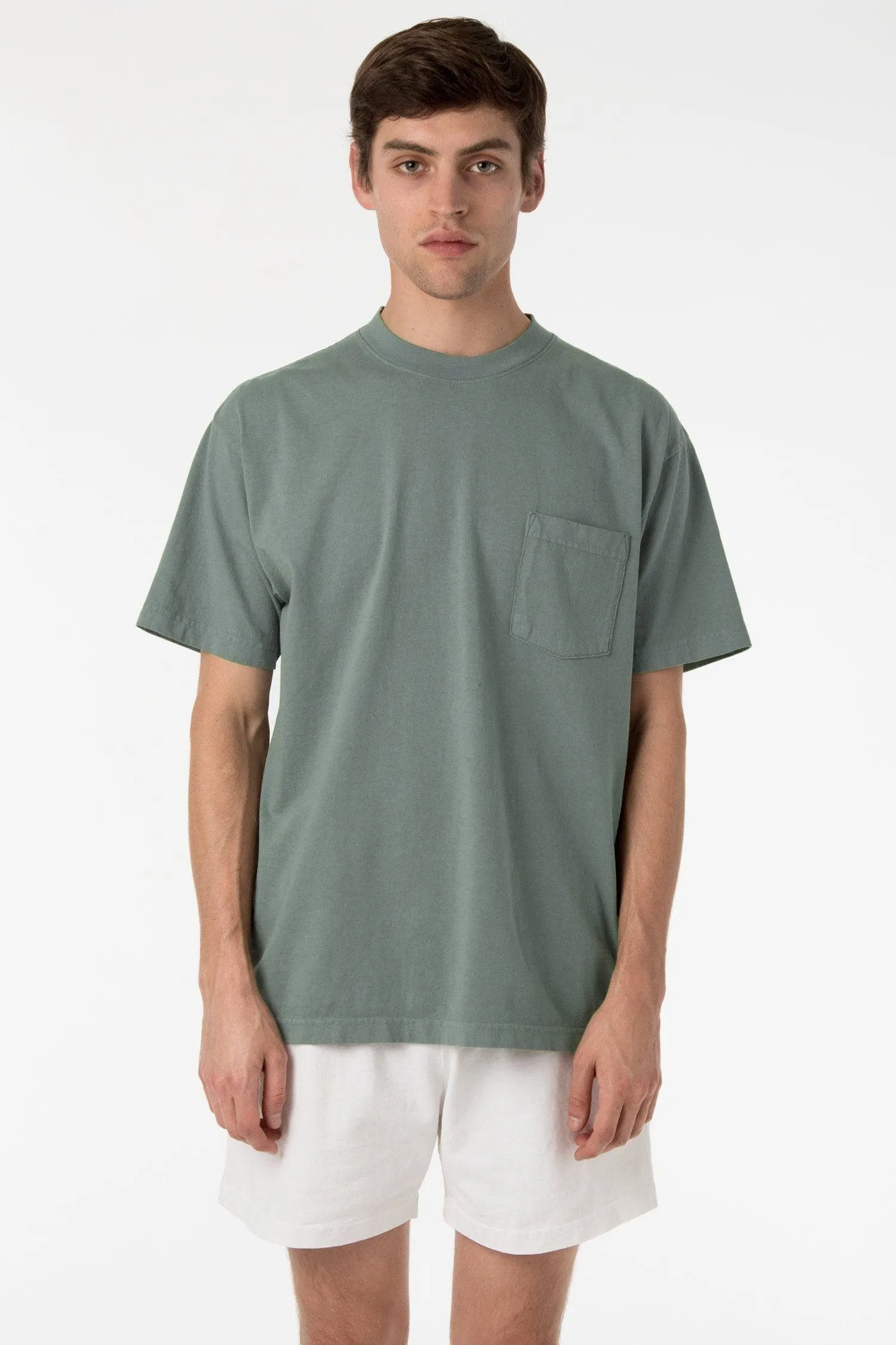 1809GD Mix - Short Sleeve Garment Dye Pocket T-Shirt