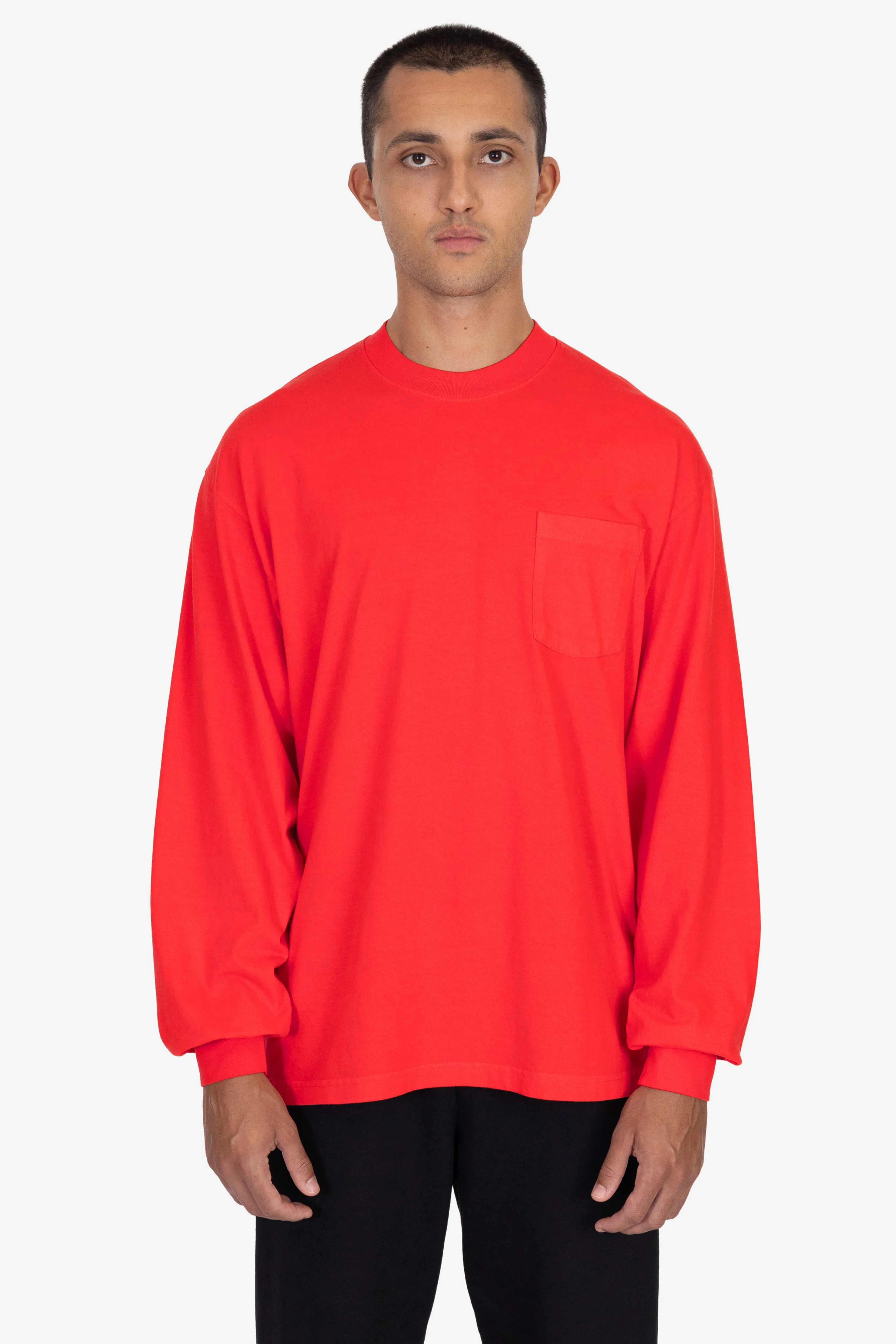 1810GD - Long Sleeve Garment Dye Pocket T-Shirt