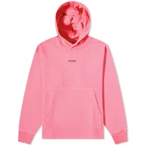 Acne Studios Franklin Stamp HoodieNeon Pink