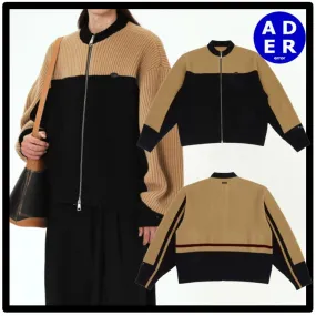 ADERERROR  |Casual Style Unisex Street Style Logo Cardigans