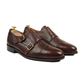 ALLIN - BROWN DOUBLE MONKSTRAP