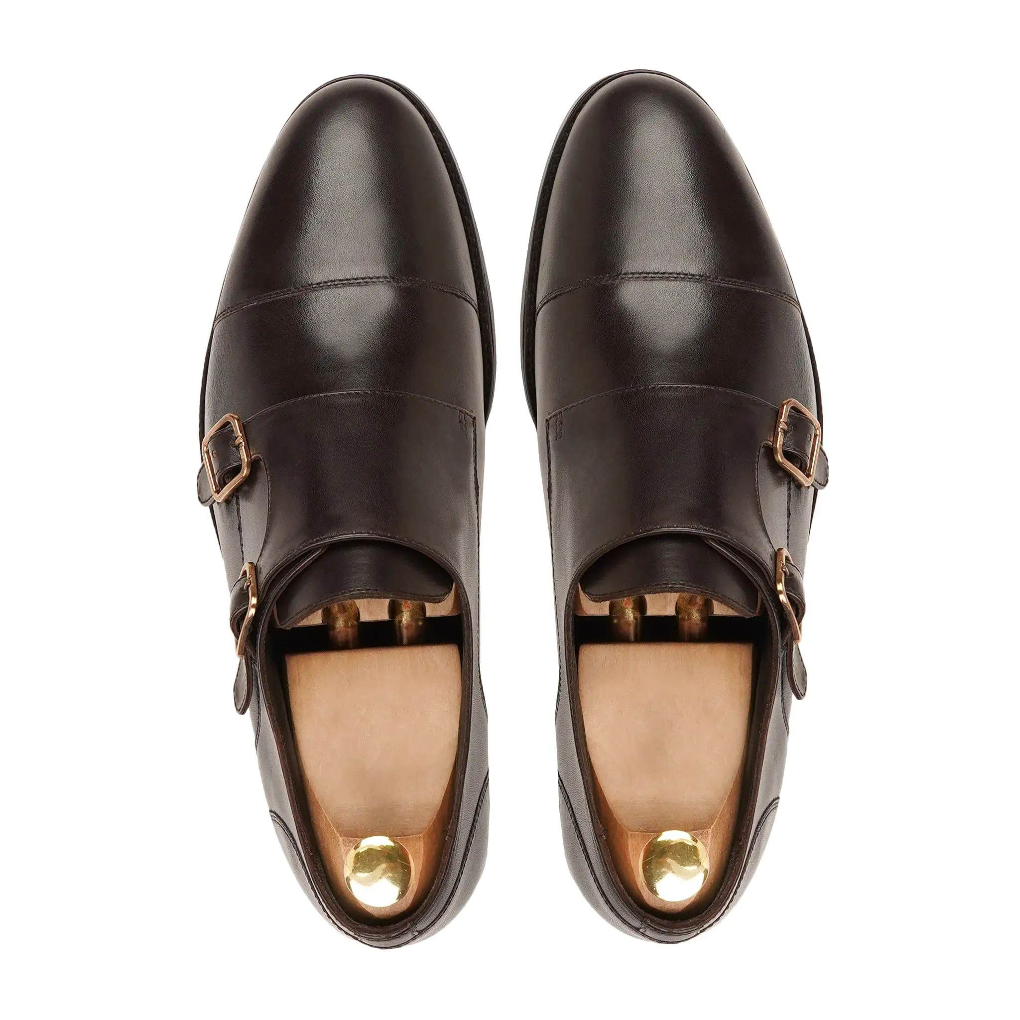 ALLIN - DARK BROWN DOUBLE MONKSTRAP