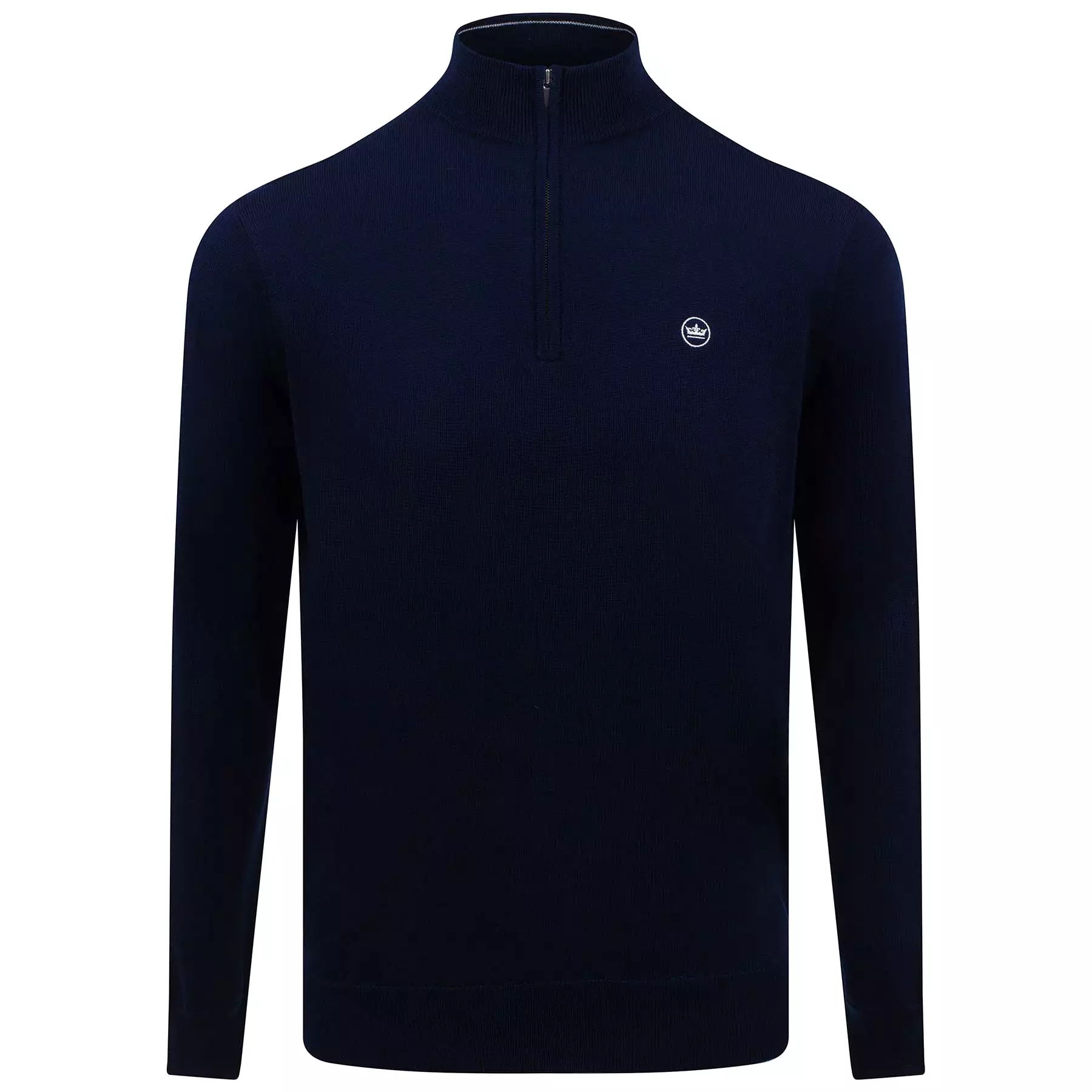 Autumn Crest Quarter Zip Merino Knit Mid Layer Navy - 2024