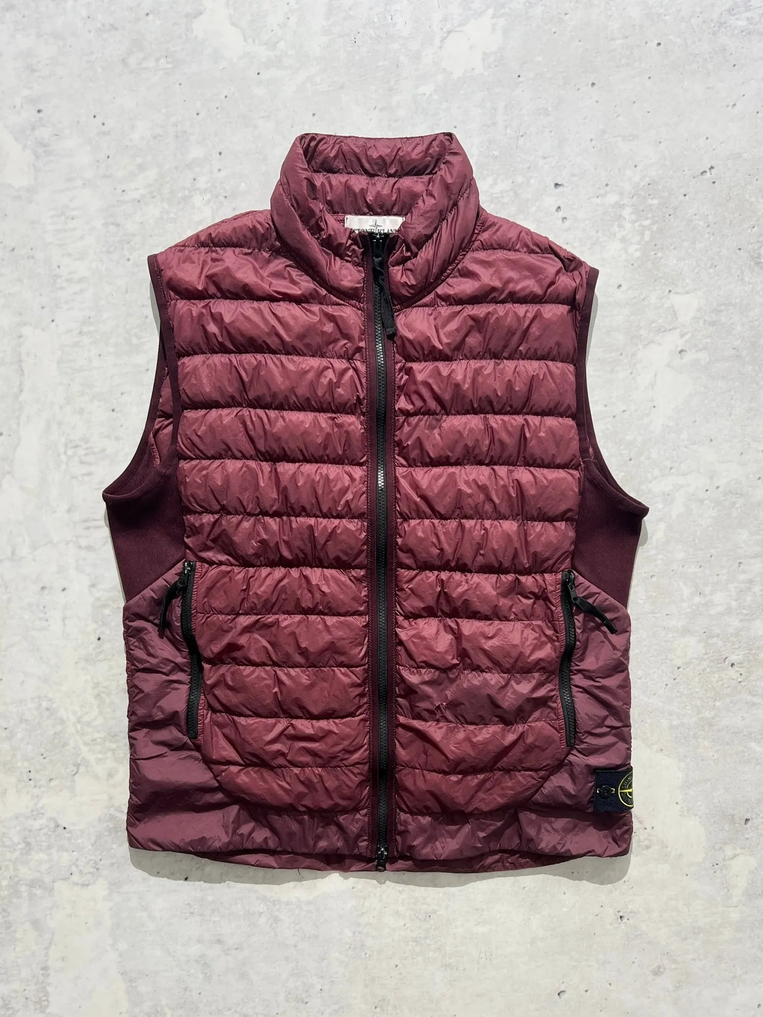 AW/17 Stone Island Garment Dyed Micro Yarn Down Gilet (L)