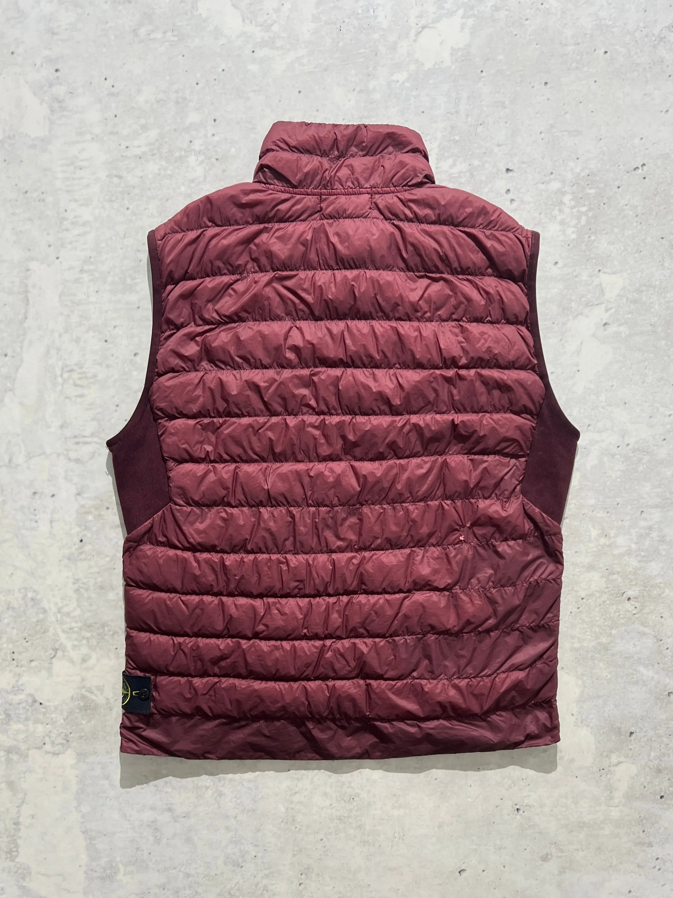 AW/17 Stone Island Garment Dyed Micro Yarn Down Gilet (L)