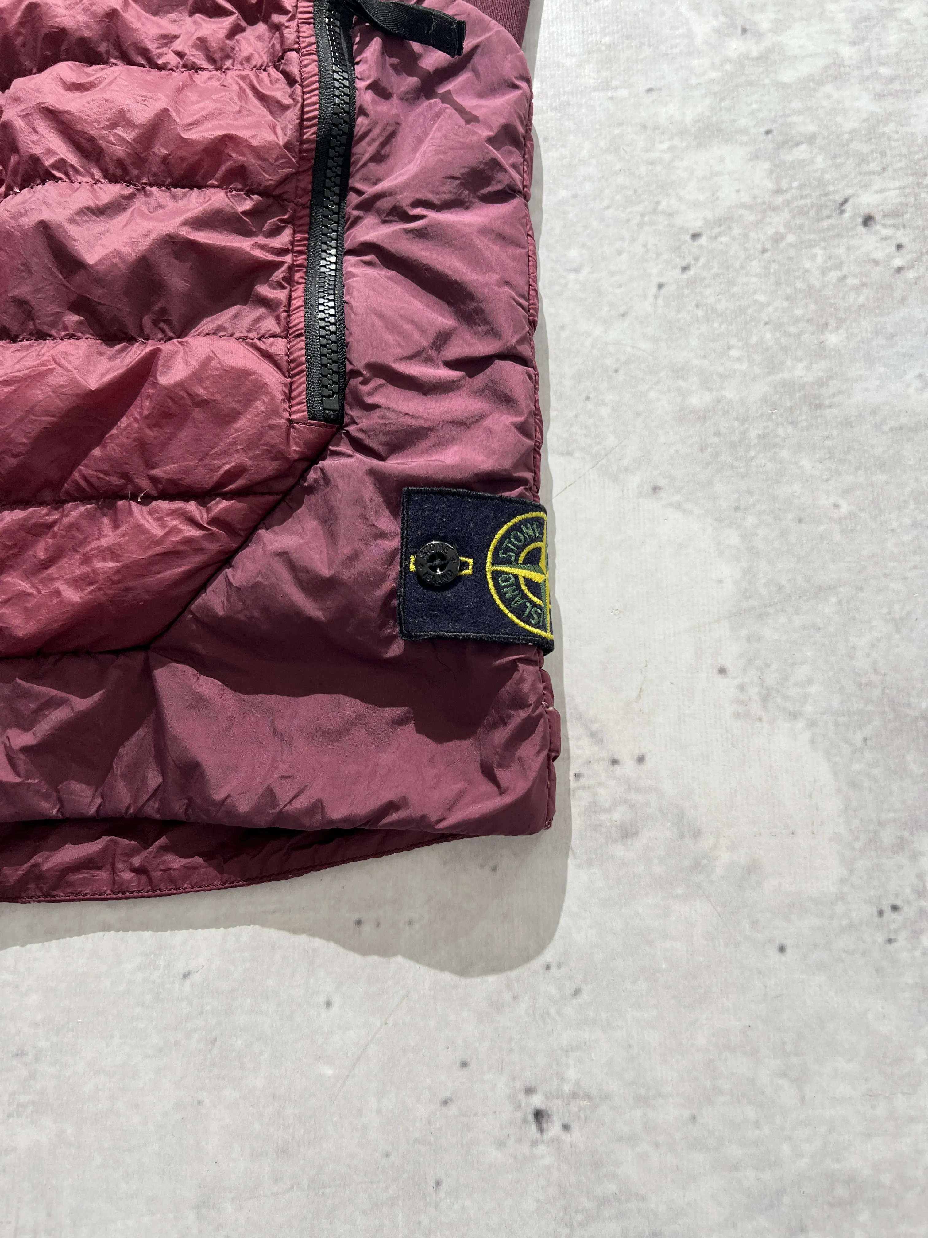 AW/17 Stone Island Garment Dyed Micro Yarn Down Gilet (L)