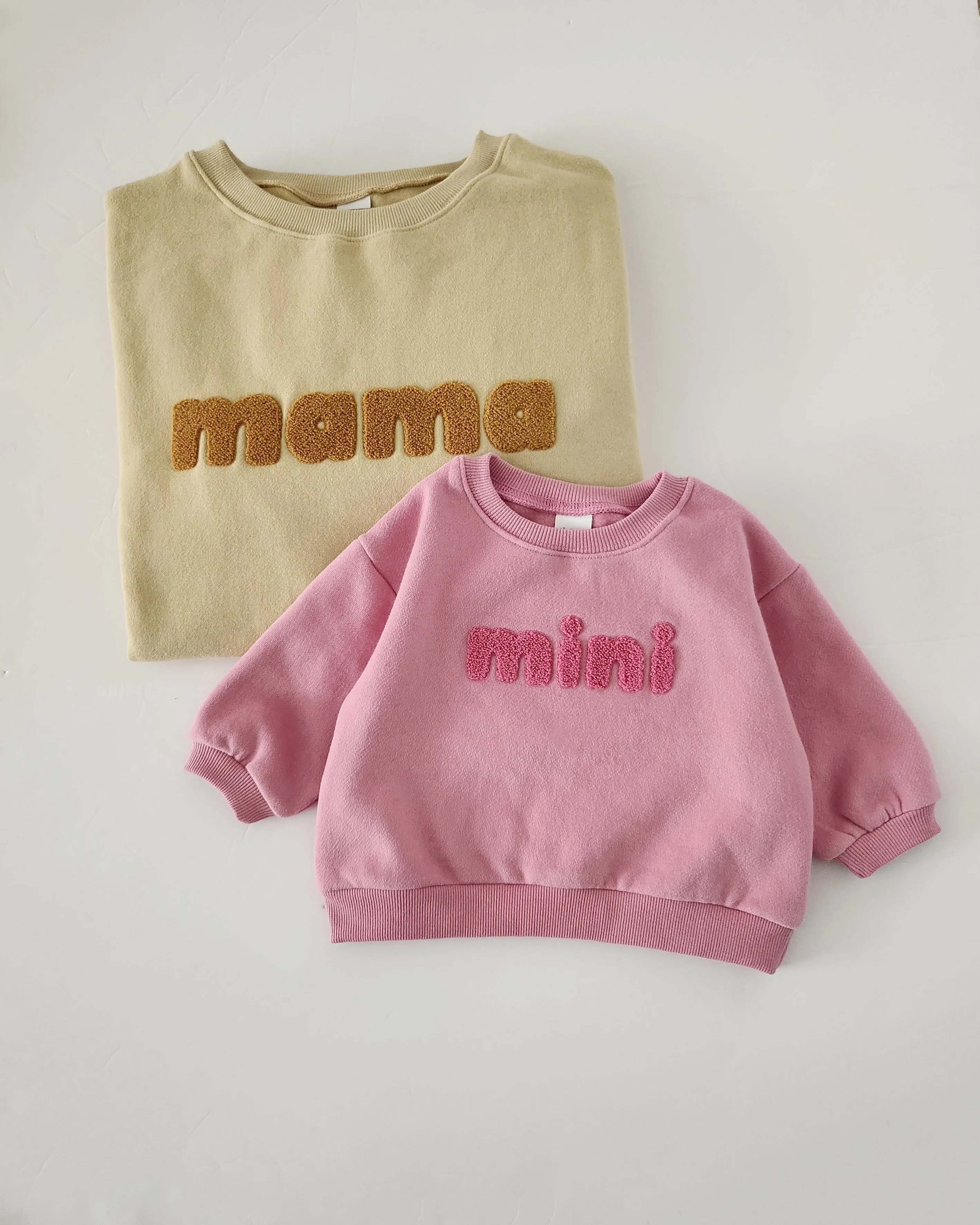 Baby Toddler Brushed Cotton Mini Sweatshirt (6m-5y) - Pink