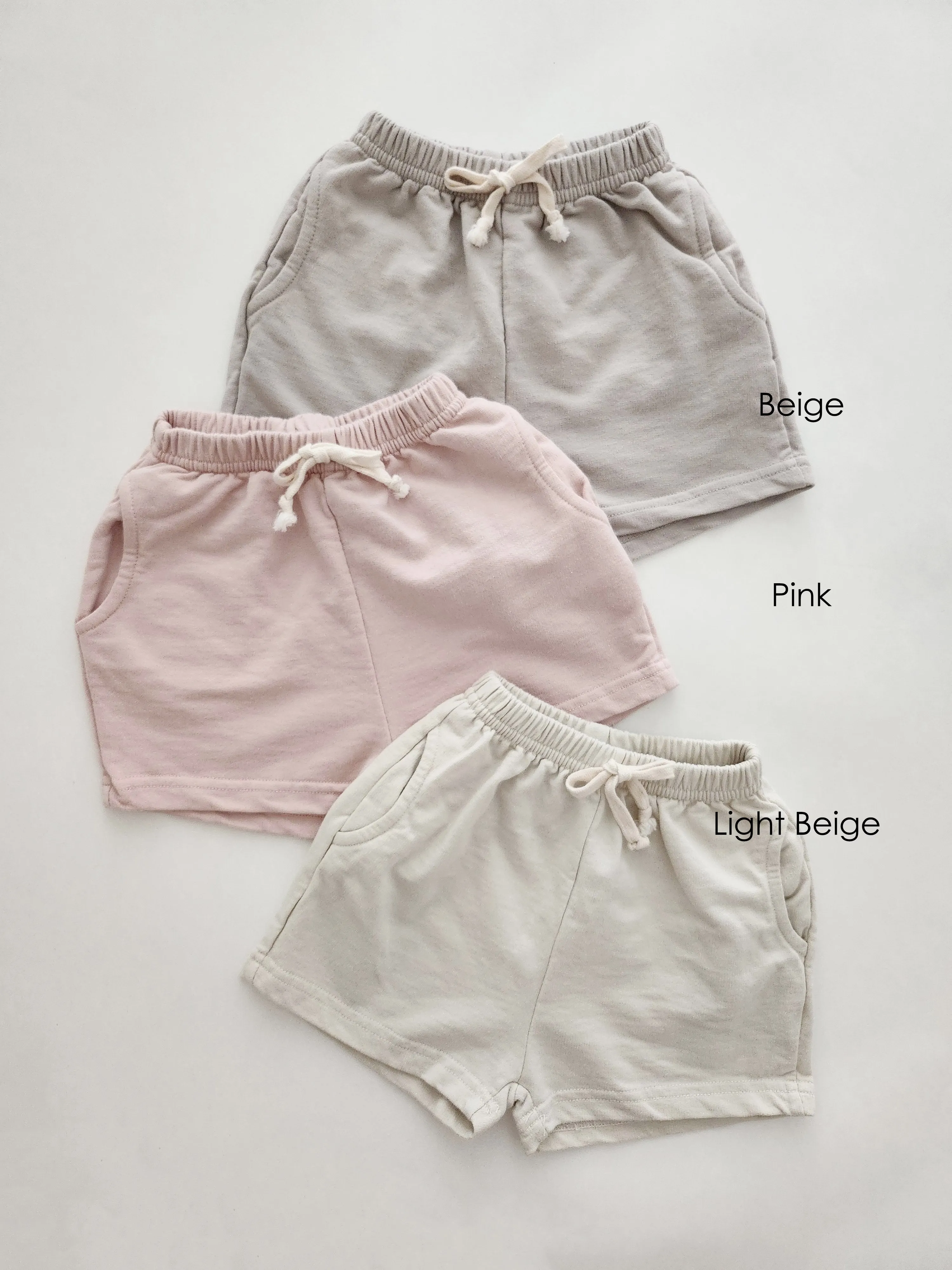 Baby Toddler Cotton Shorts (3-36m) - 3 Colors