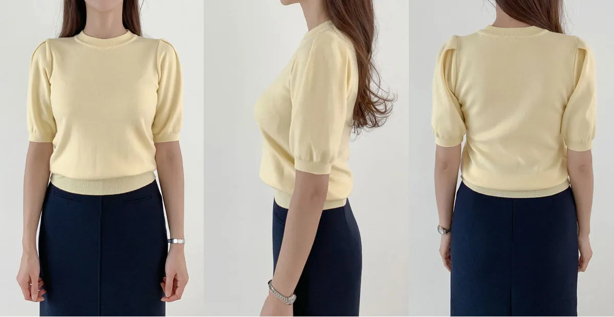 BADDIARY  |Casual Style Plain Short Sleeves Party Style Office Style