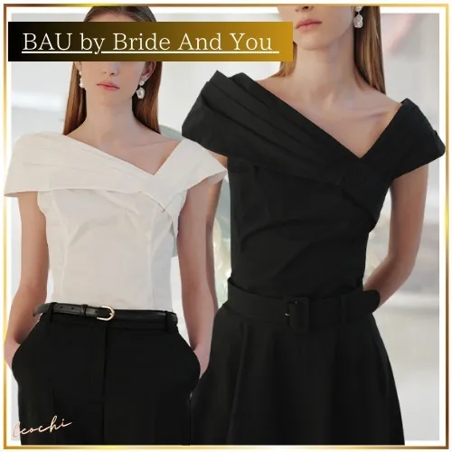 BAU by Bride And You  |Casual Style Sleeveless Office Style Elegant Style