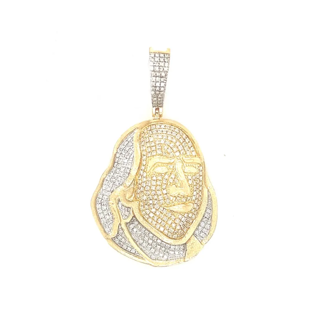 Ben Franklin .70cttw Diamond Pendant 10K Yellow Gold