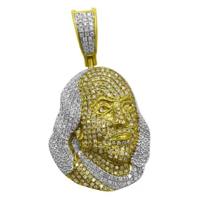 Ben Franklin Diamond Pendant .62cttw 10K Yellow Gold