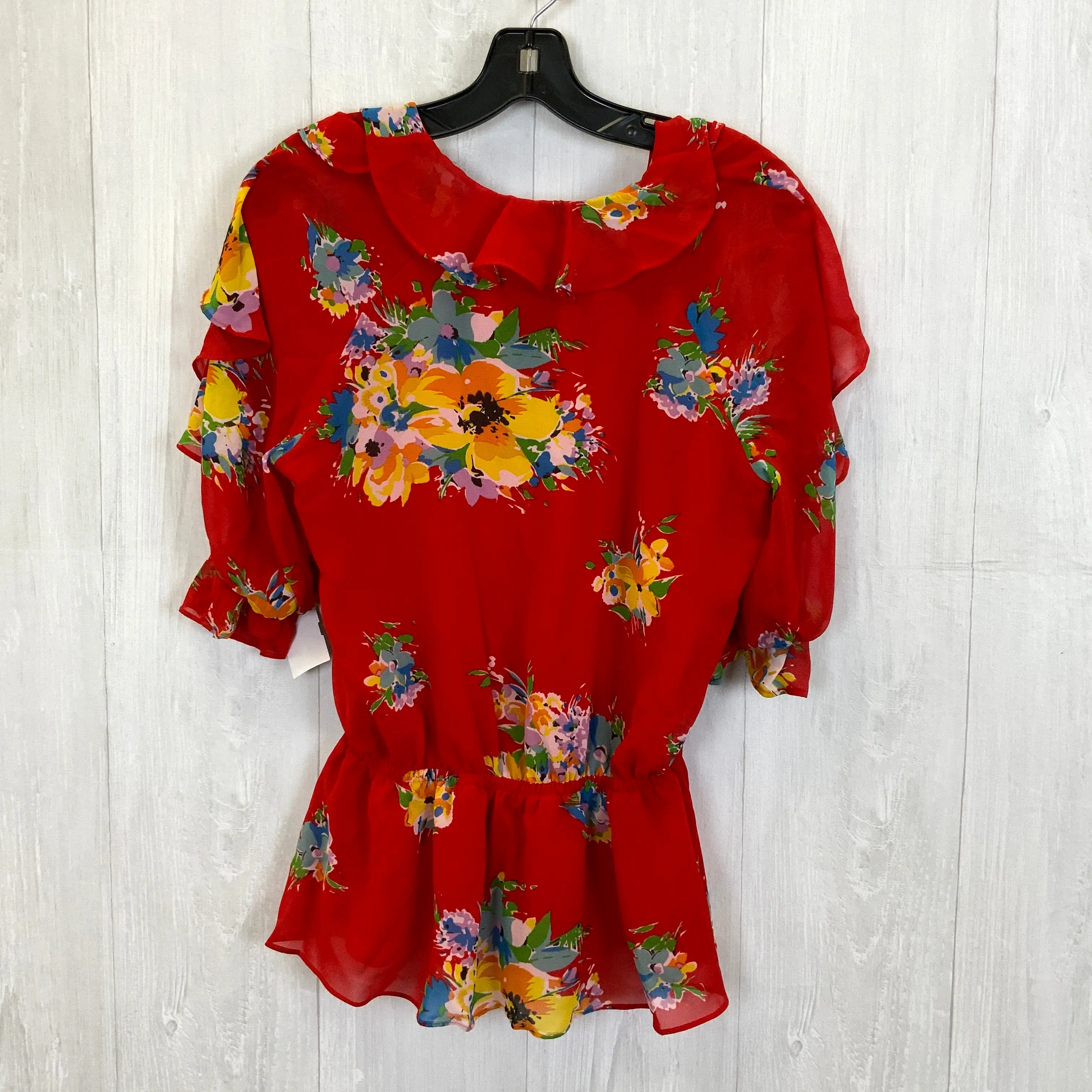 Blouse Short Sleeve By Lauren By Ralph Lauren  Size: M