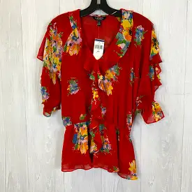 Blouse Short Sleeve By Lauren By Ralph Lauren  Size: M