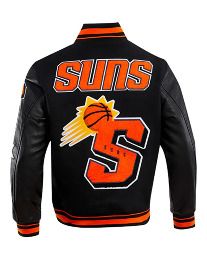 Carroll Phoenix Suns Black Varsity Jacket - William Jacket