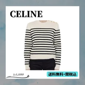 CELINE  |Casual Style Unisex Street Style Plain Cotton Party Style