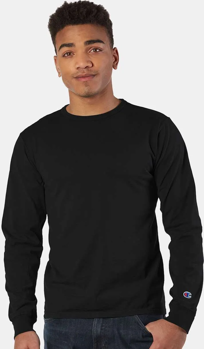 Champion Garment Dyed Long Sleeve T-Shirt