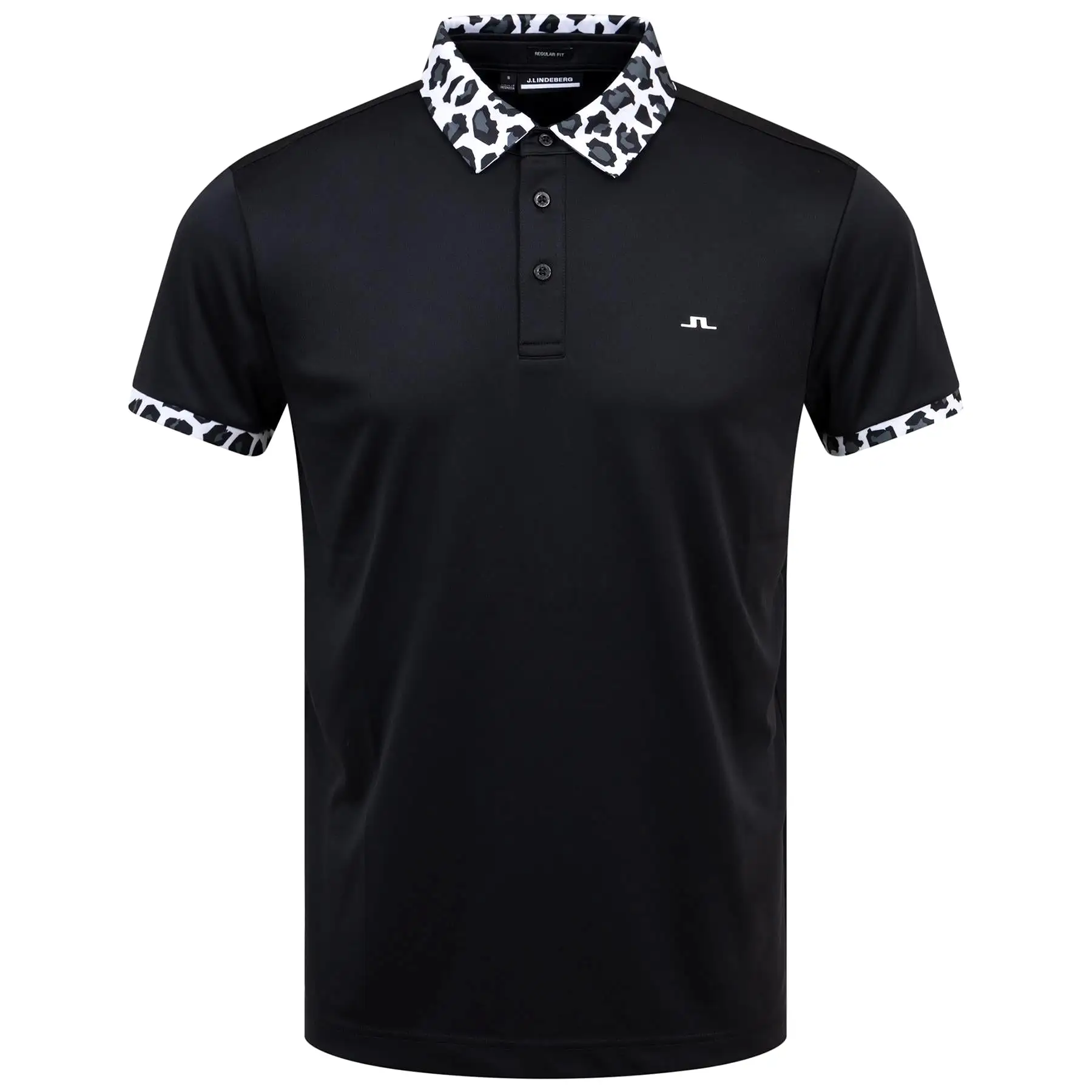 Chapin Regular Fit Polo Black - W23