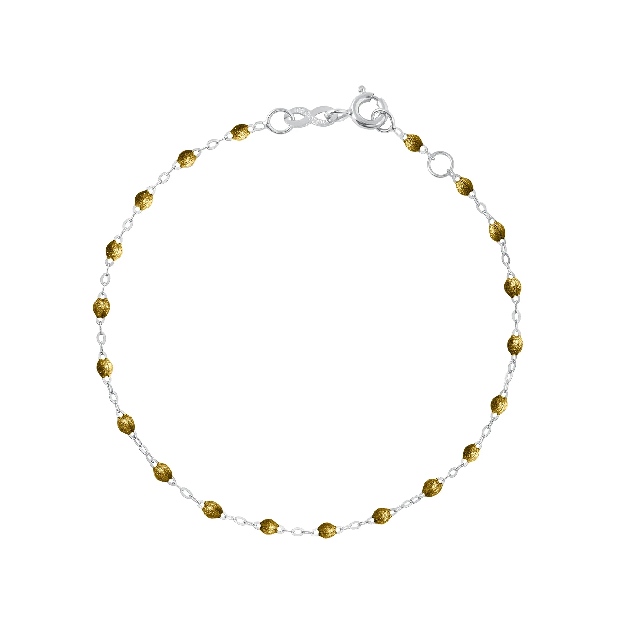 Classic Gigi Gold bracelet, White Gold, 5.9