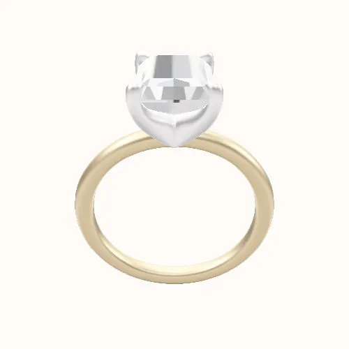 Classic Solitaire Engagement Ring With Four Prong Head