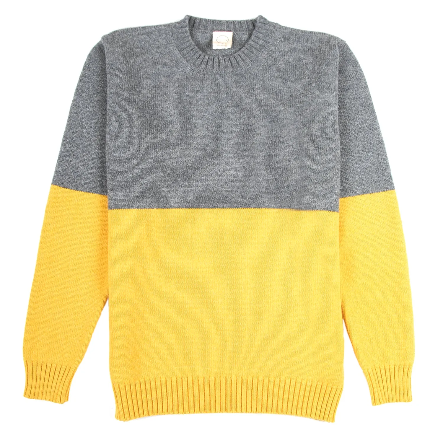 Country of Origin - Updown Lambswool Crew - Yellow