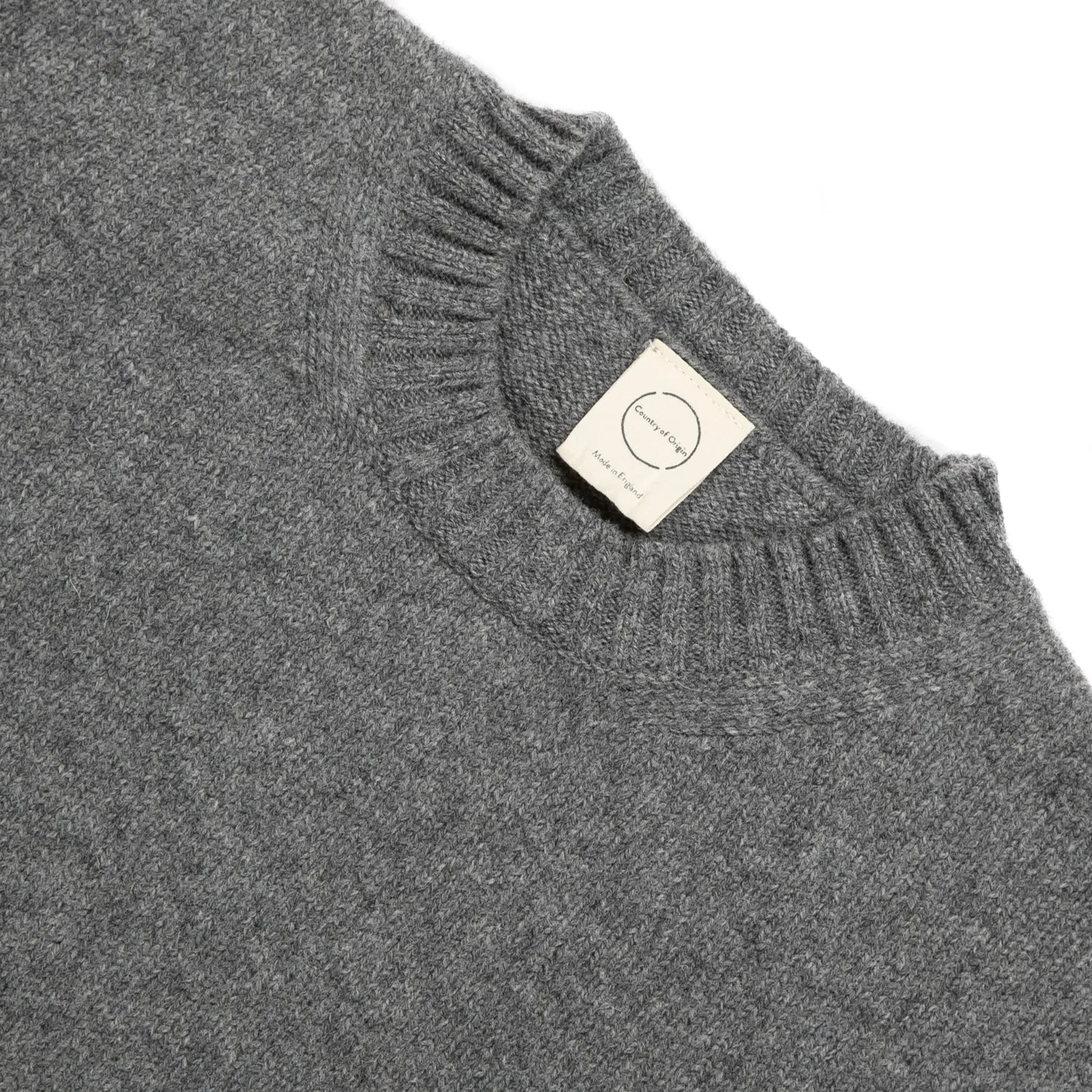 Country of Origin - Updown Lambswool Crew - Yellow