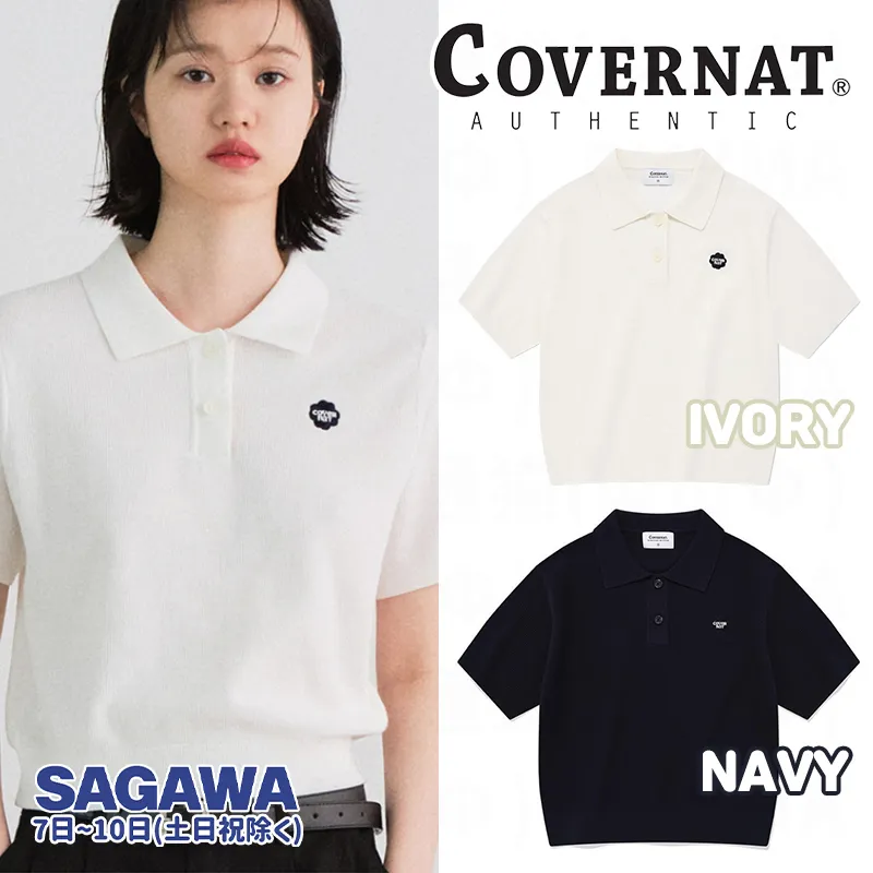 COVERNAT  |Street Style Logo V-neck & Crew neck