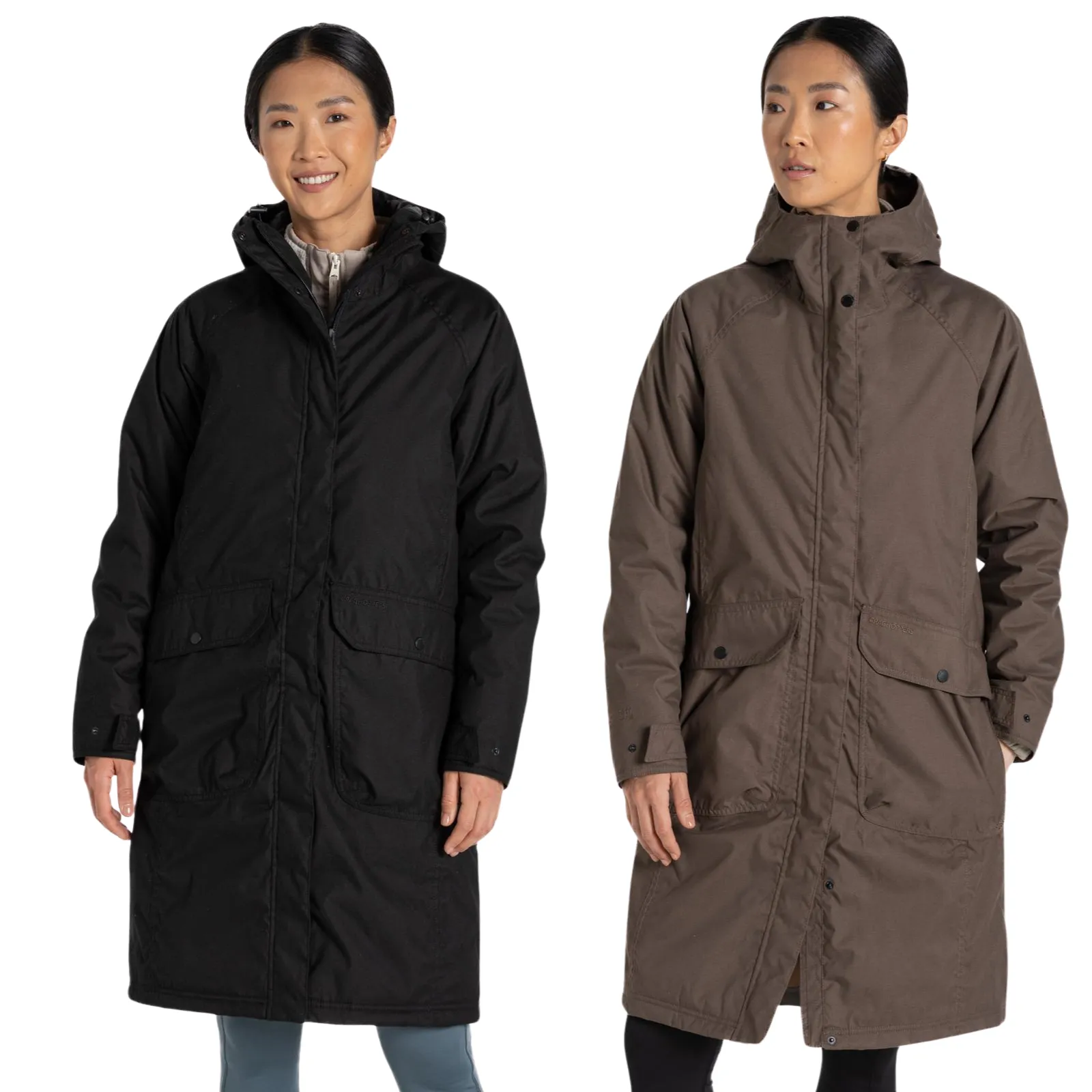 Craghoppers Womens Rosalind Long Line Waterproof Jacket