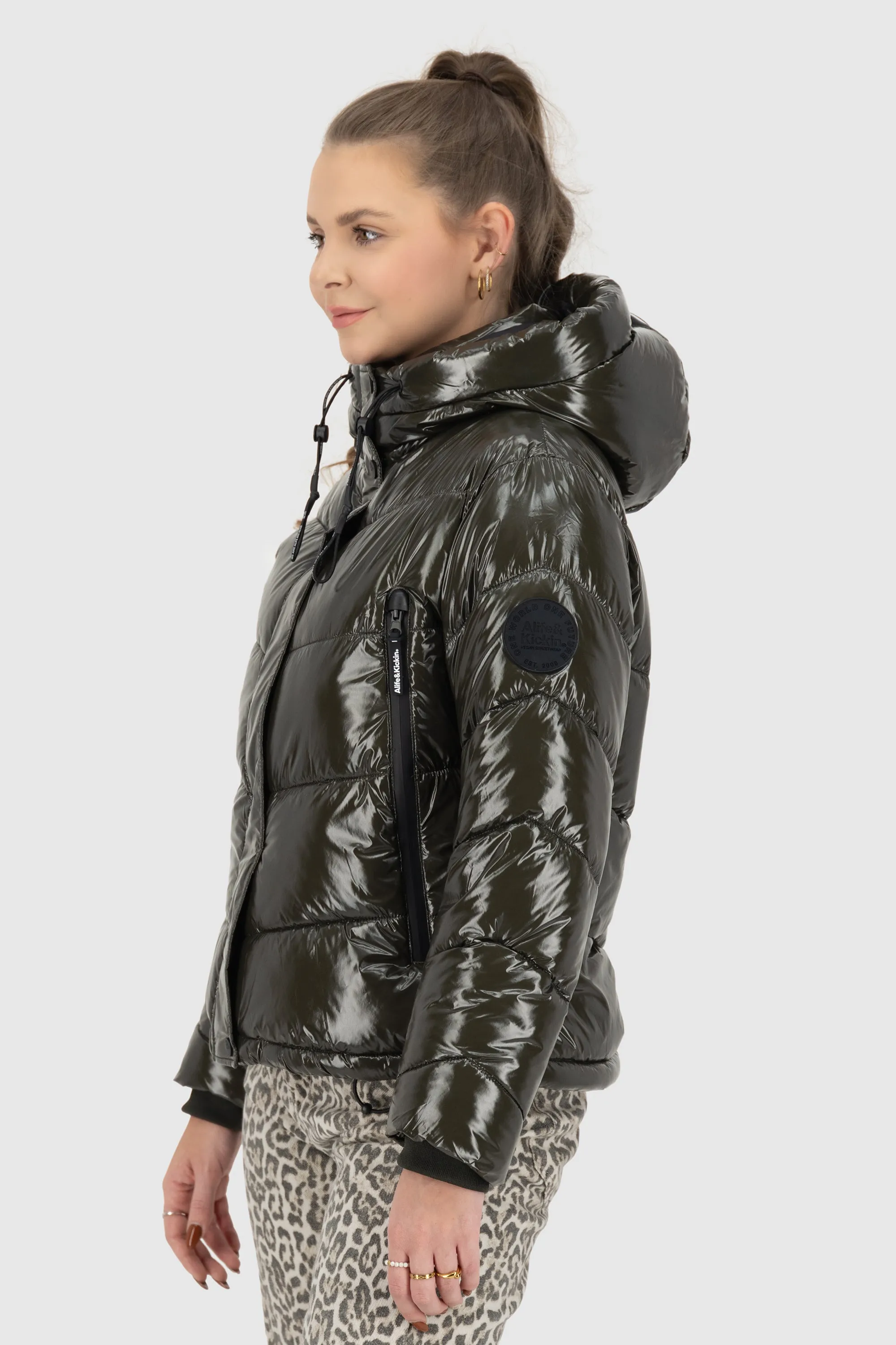 DayanyAK A Puffer Jacket Schwarz