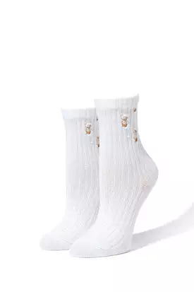 Distressed Crew Socks