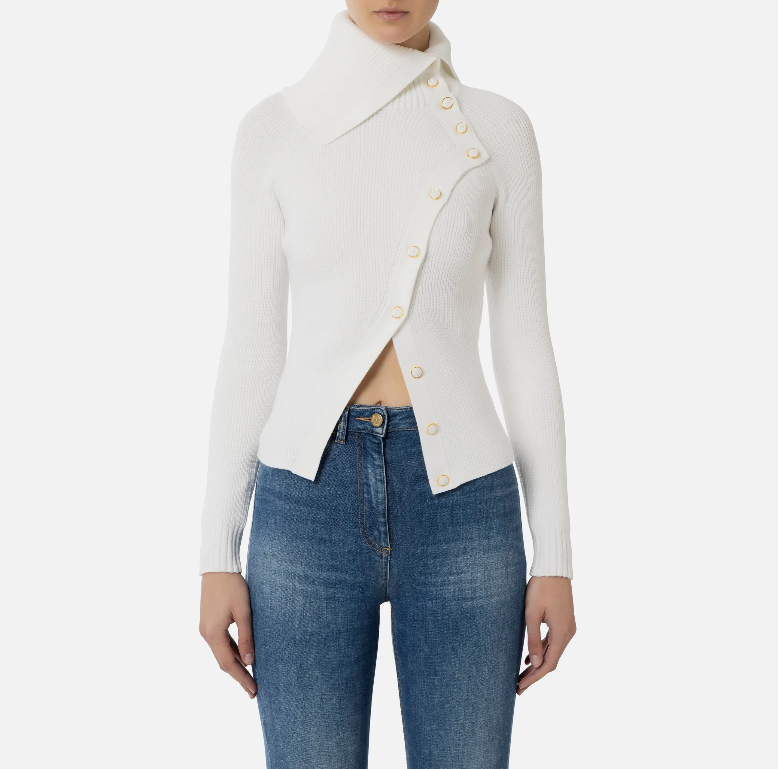 ELISABETTA FRANCHI  |V-neck & Crew neck