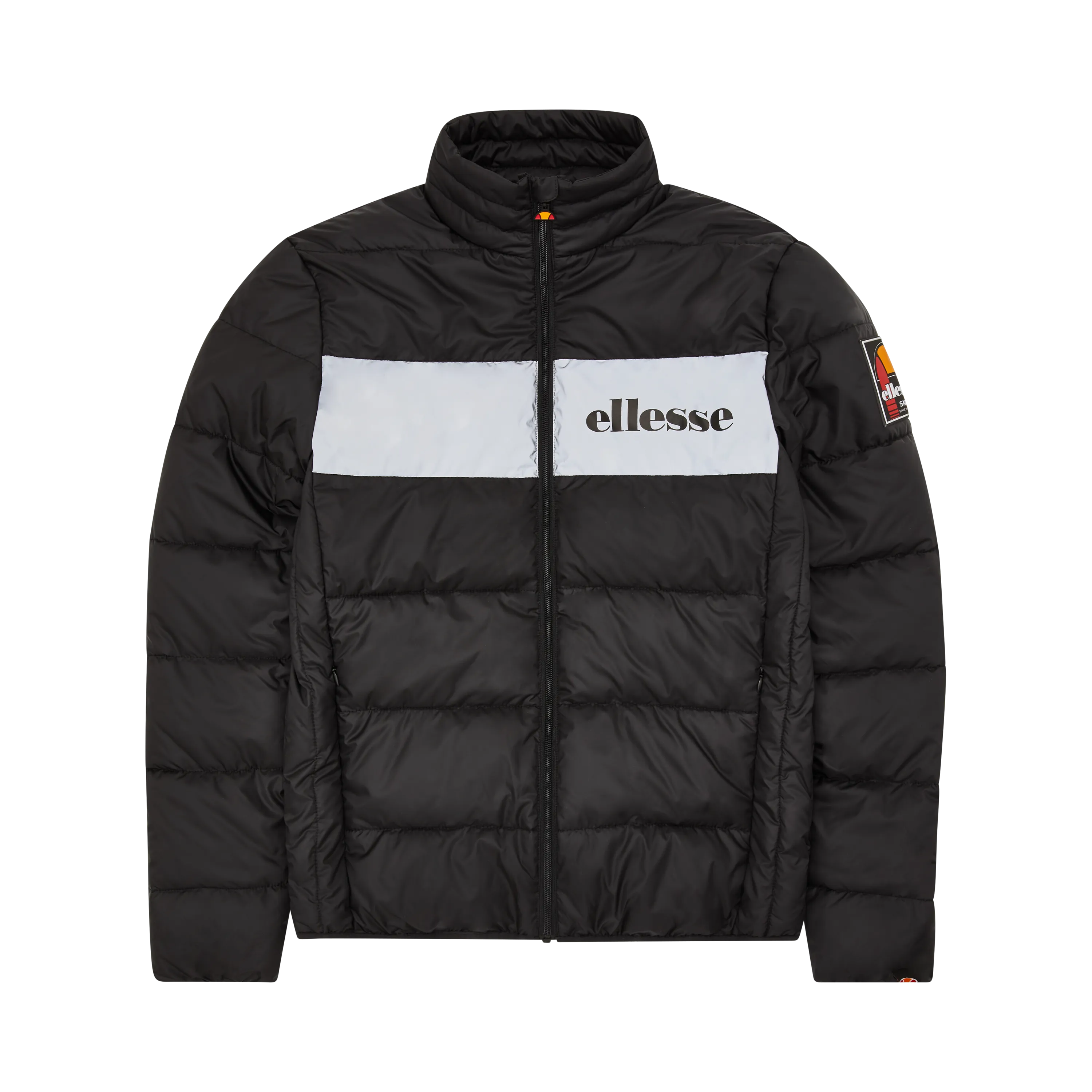 Ellesse Mens Illo Padded Reflective Jacket Black