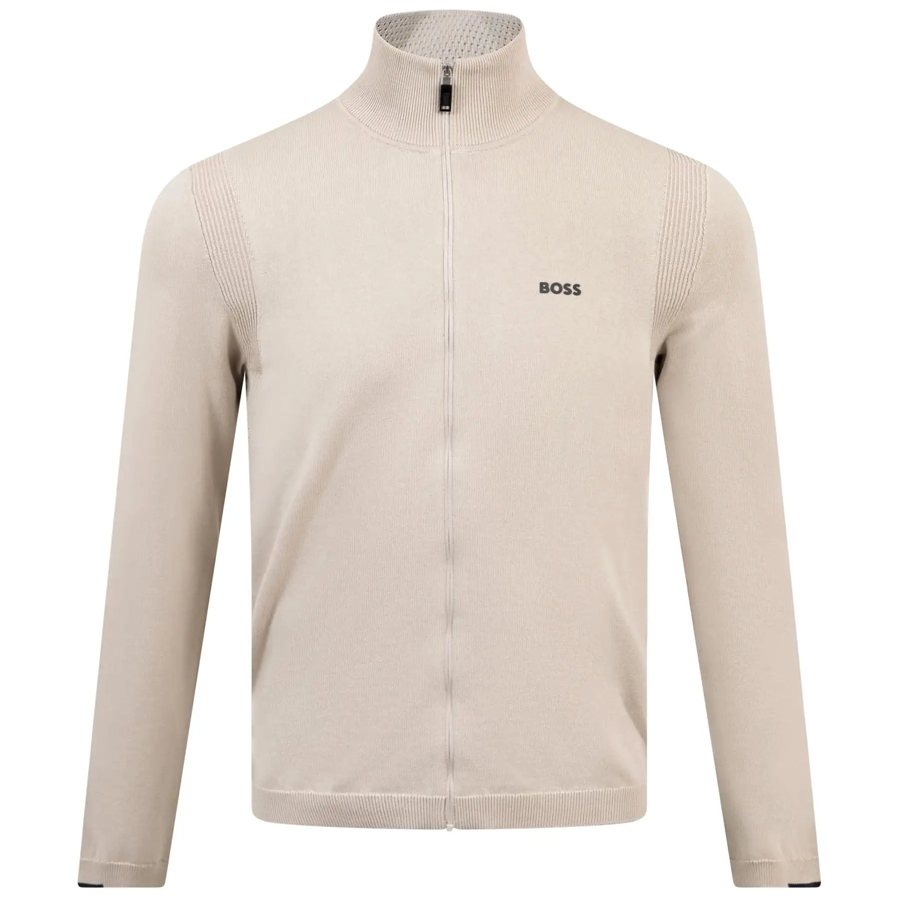 Ever-X Full Zip Knit Light Beige - SS24