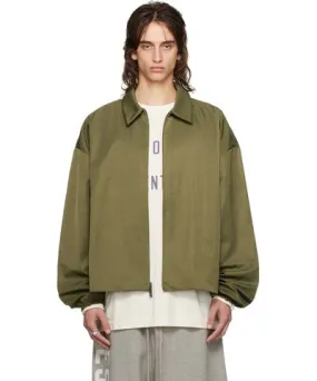 Fear of God Khaki Recycled Nylon Track Jacket