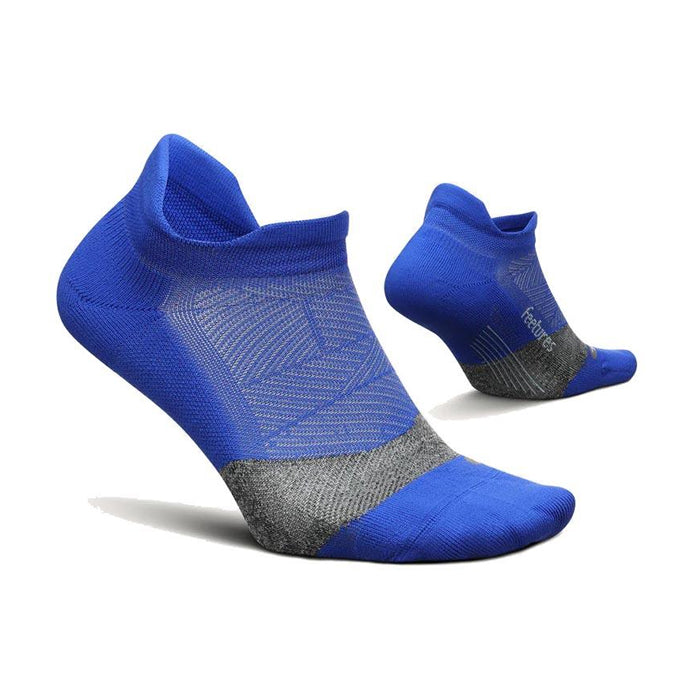 Feetures Elite No Show Tab Socks Blue