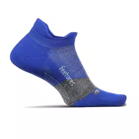 Feetures Elite No Show Tab Socks Blue