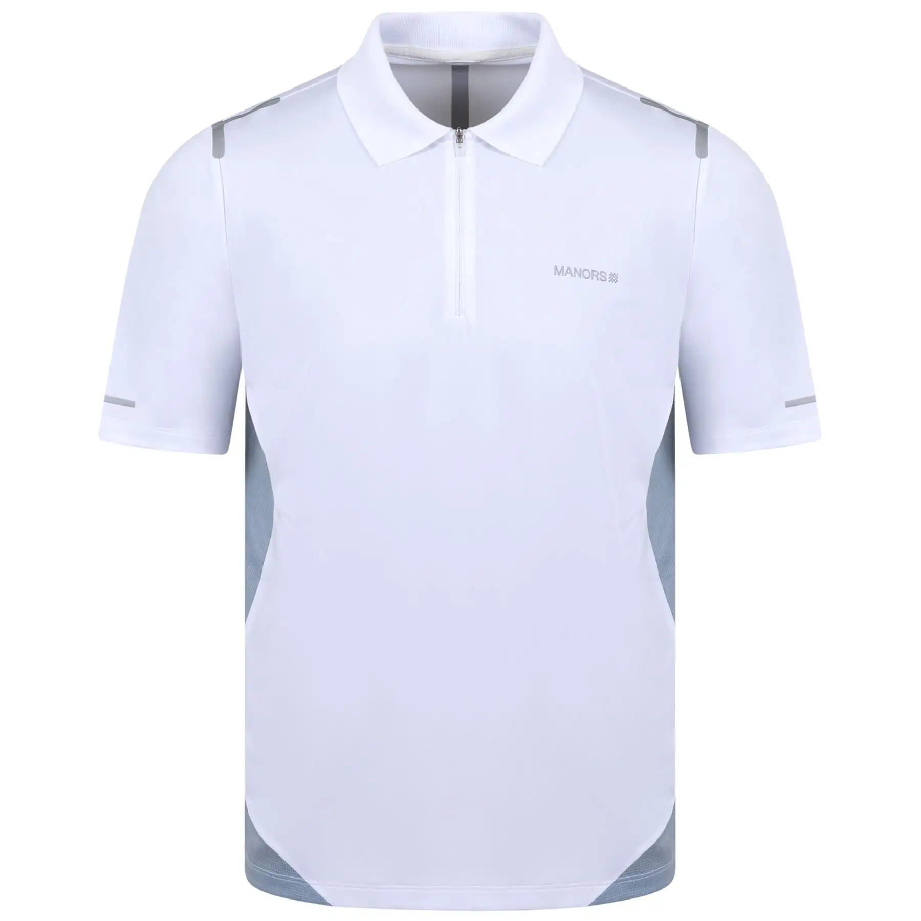 Frontier Quarter Zip Polo White - 2024