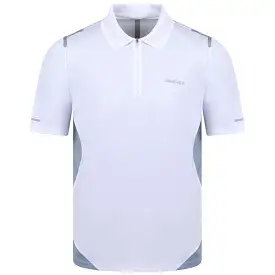 Frontier Quarter Zip Polo White - 2024