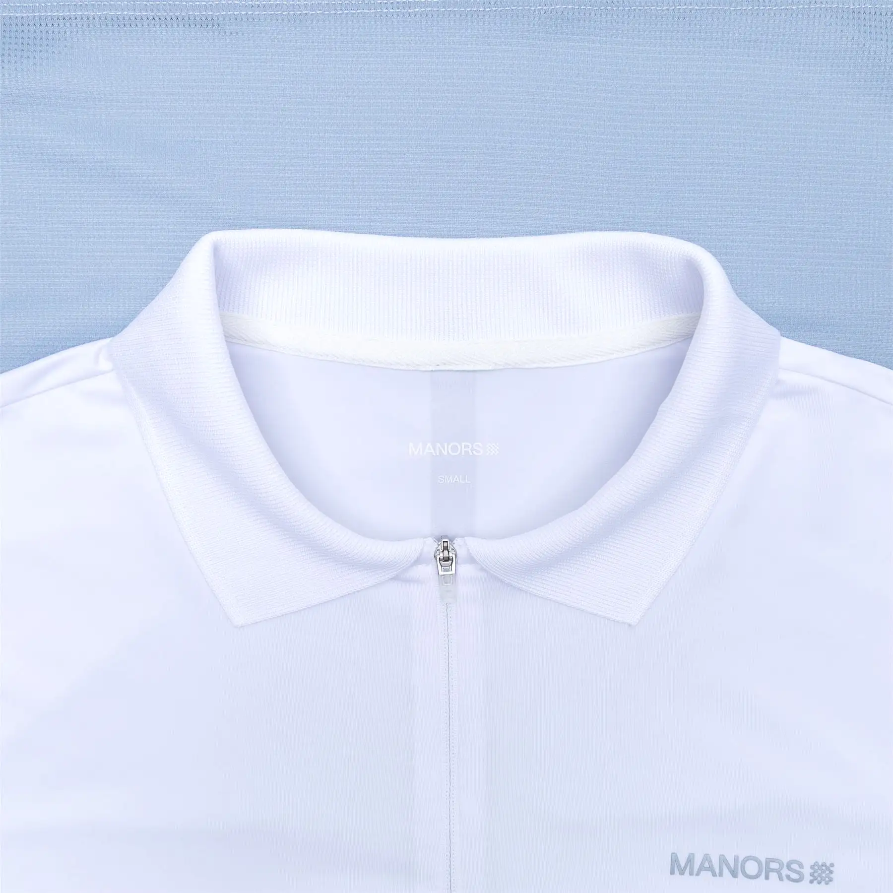 Frontier Quarter Zip Polo White - 2024