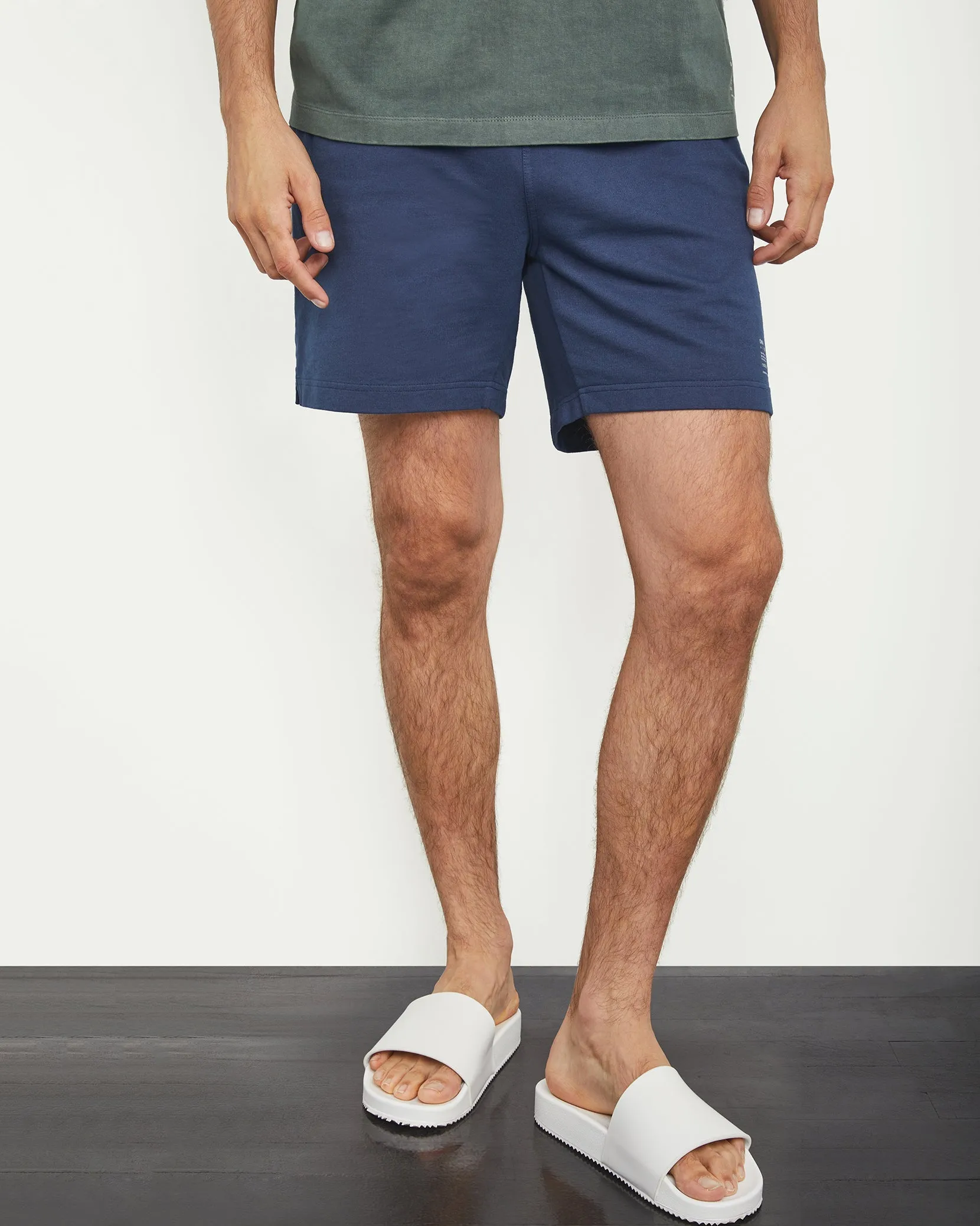 Garment Dye Terry Short | Dark Rinse