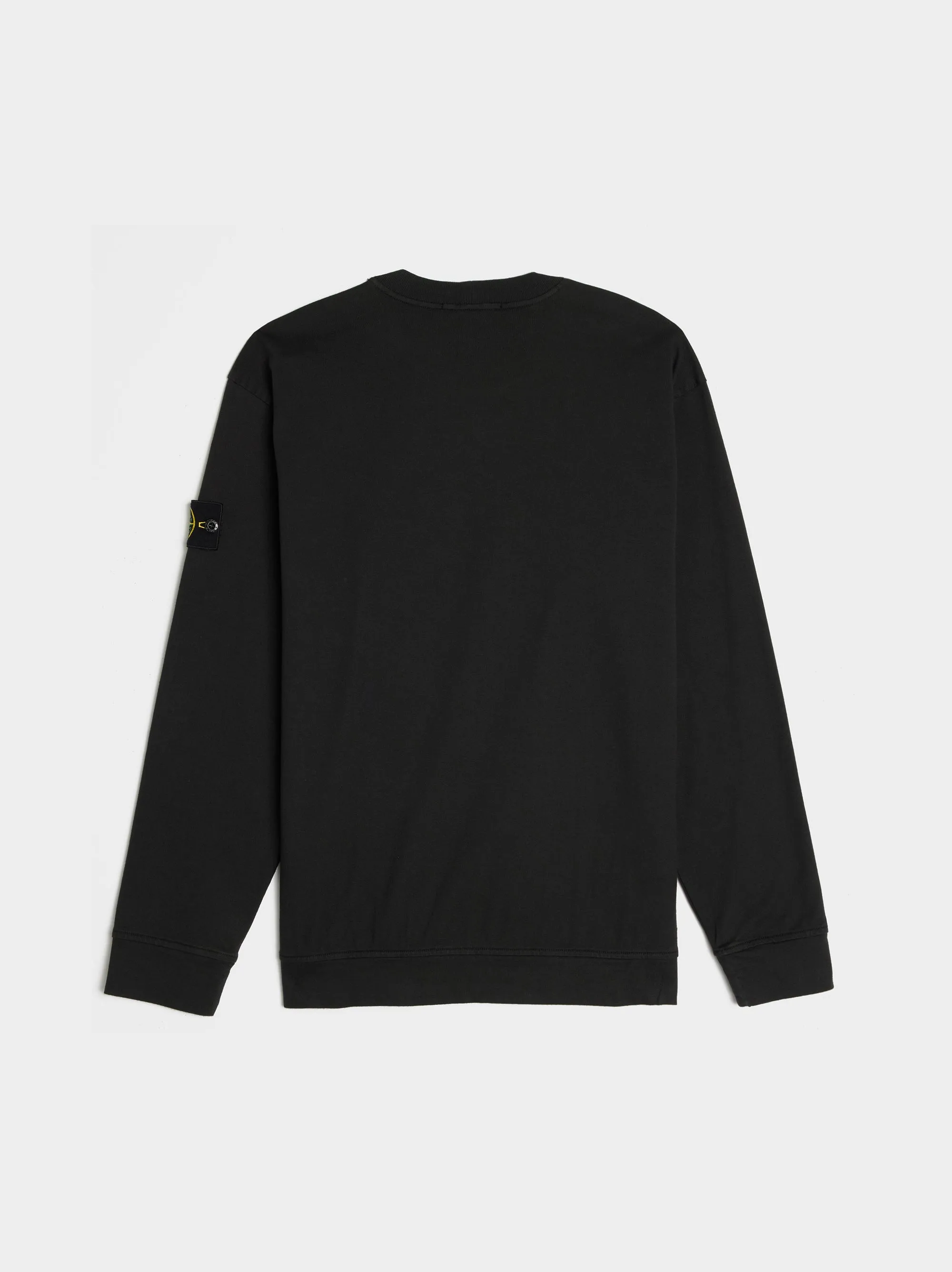 Garment Dyed Heavy Cotton Sweatshirt, Black