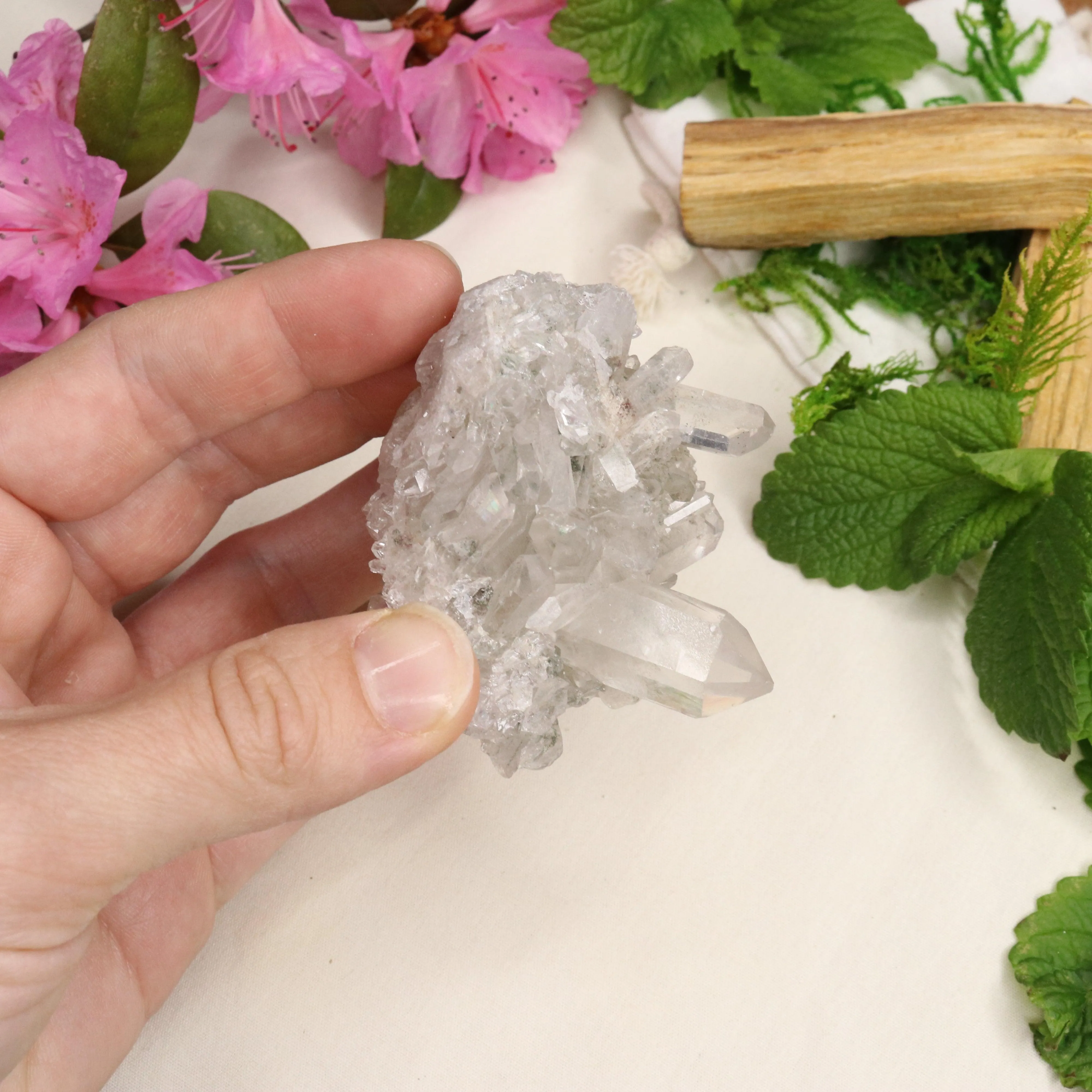 Gemmy Inclusion Quartz from Brazil ~ Beautiful Energy